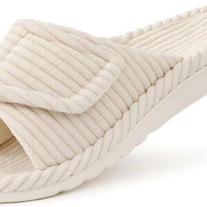 Orthopedic House Slippers for Women Adjustable Arch Support Indoor Slippers Open